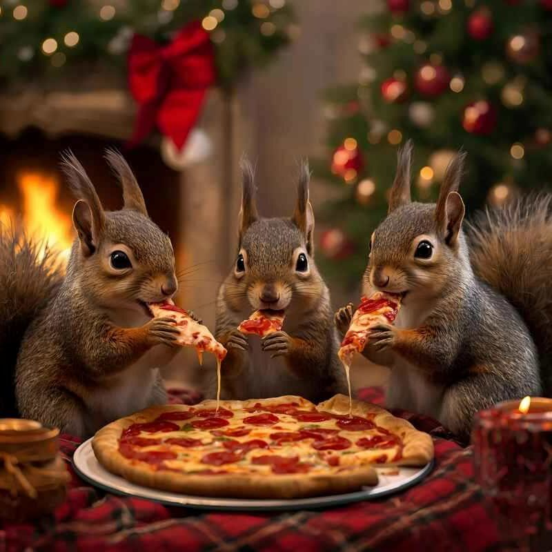 Vánoční večírek pro přátele a kamarády Veverky – 2025