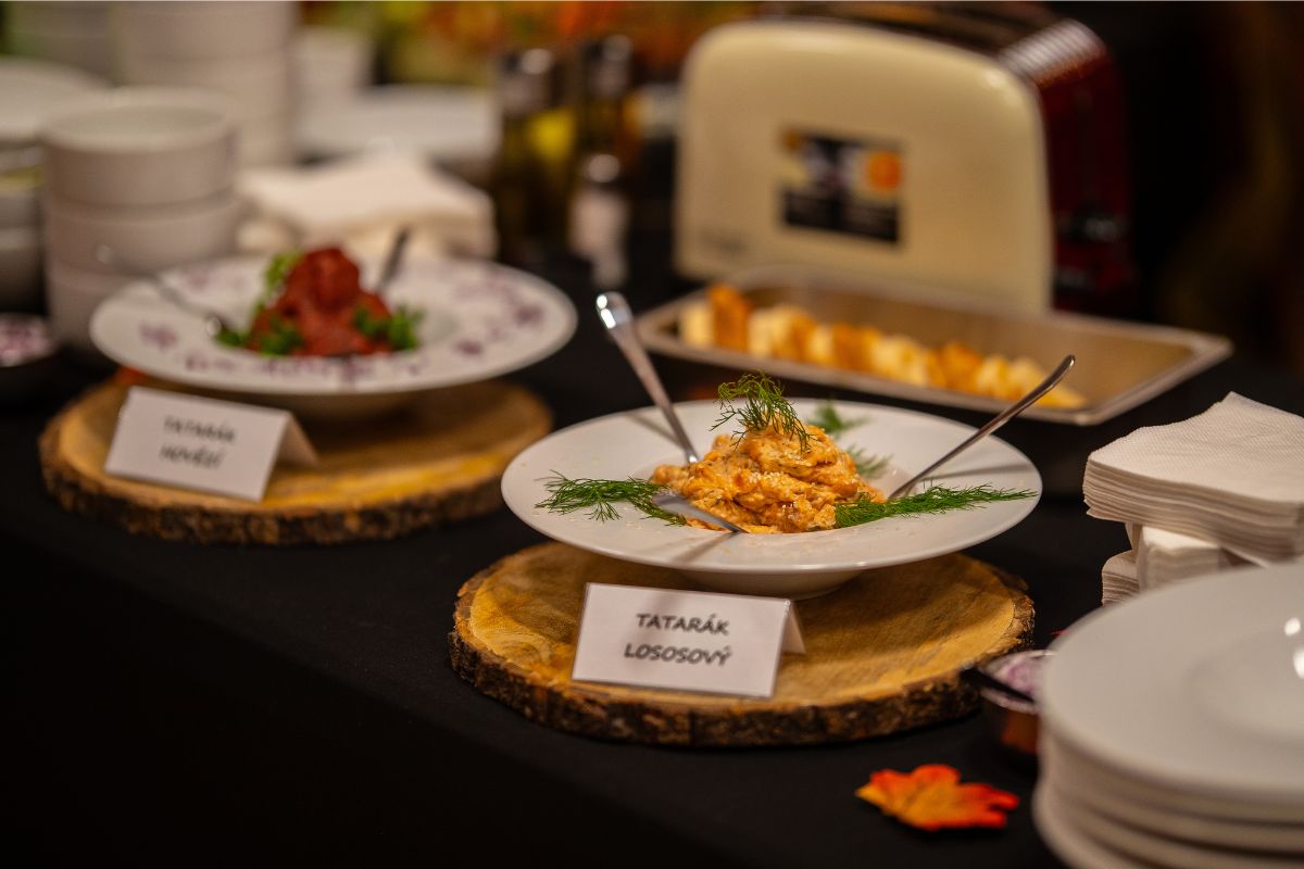 Svatební catering od Veverky