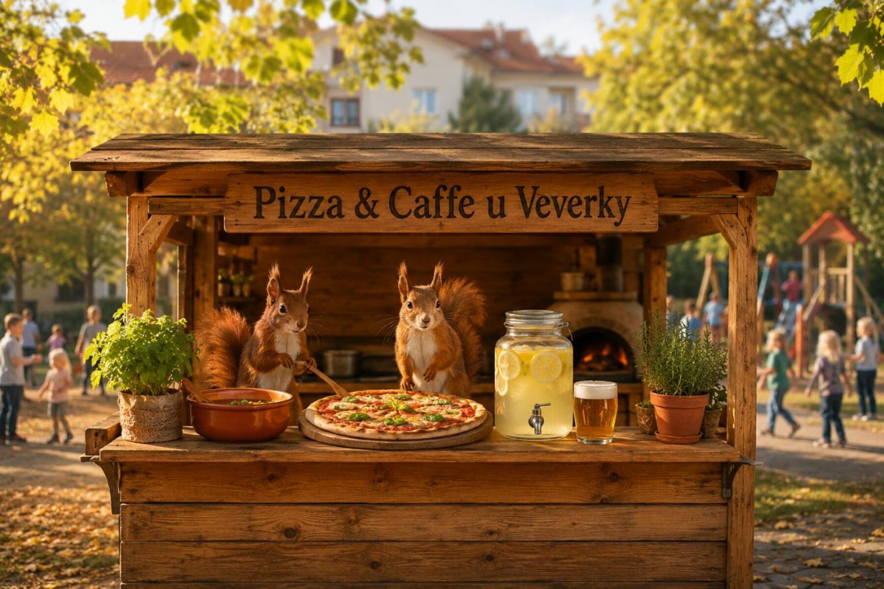 Pizza & Caffe u Veverky na Zažít město jinak 2026 v Bohnicích